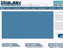 Tablet Screenshot of halseymfg.com